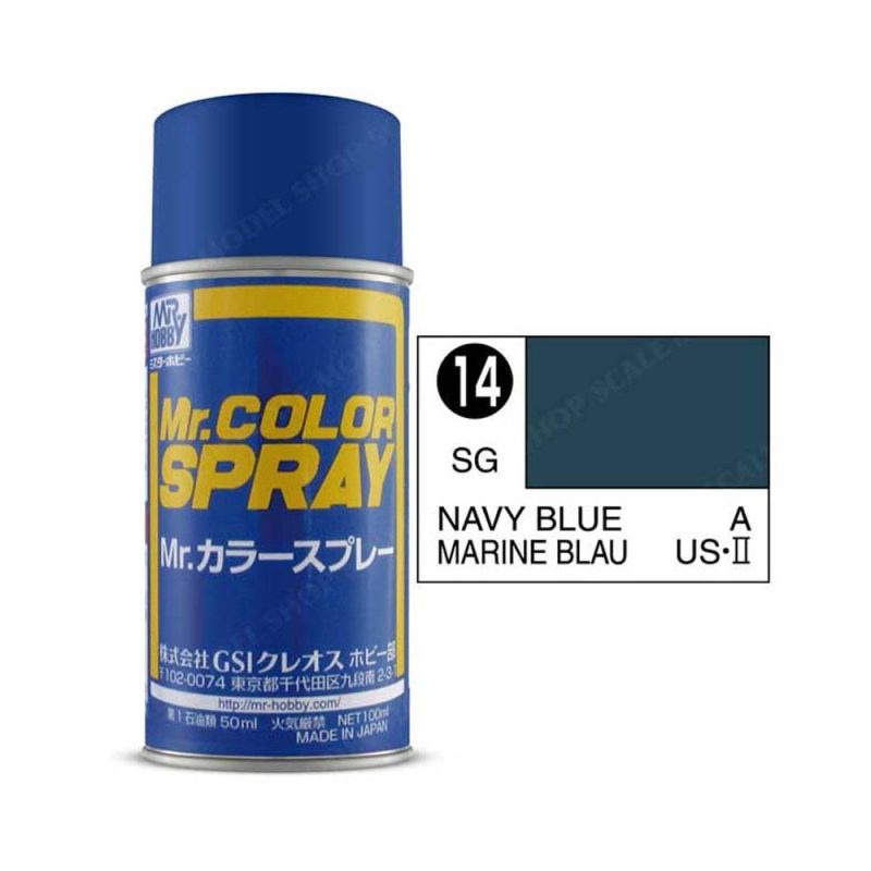 100ml Navy Blue Mr Color Spray S-014