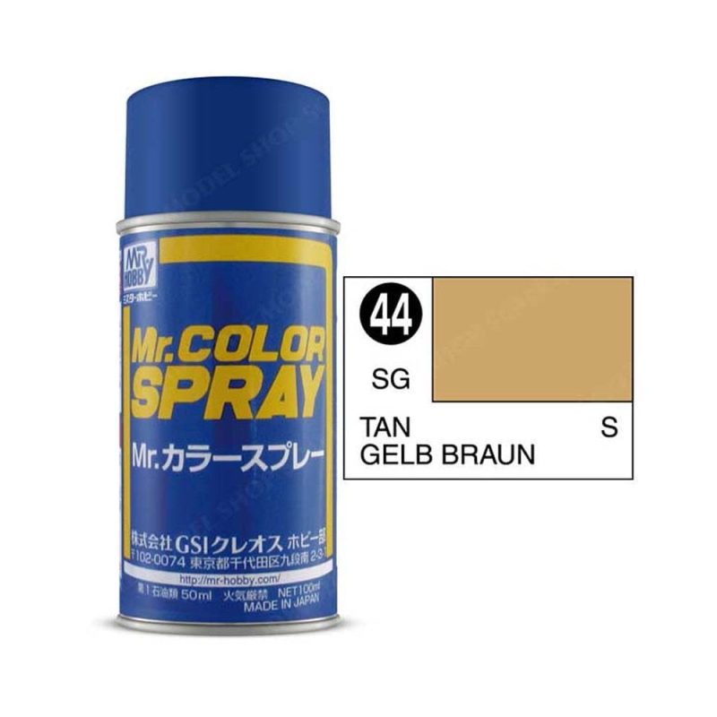 100ml Tan Mr Color Spray S-044 100ml Tan Mr Color Spray S-044