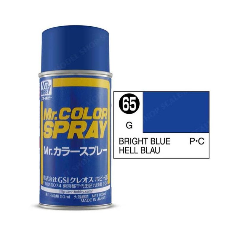 100ml Bright Blue Mr Color Spray S-065