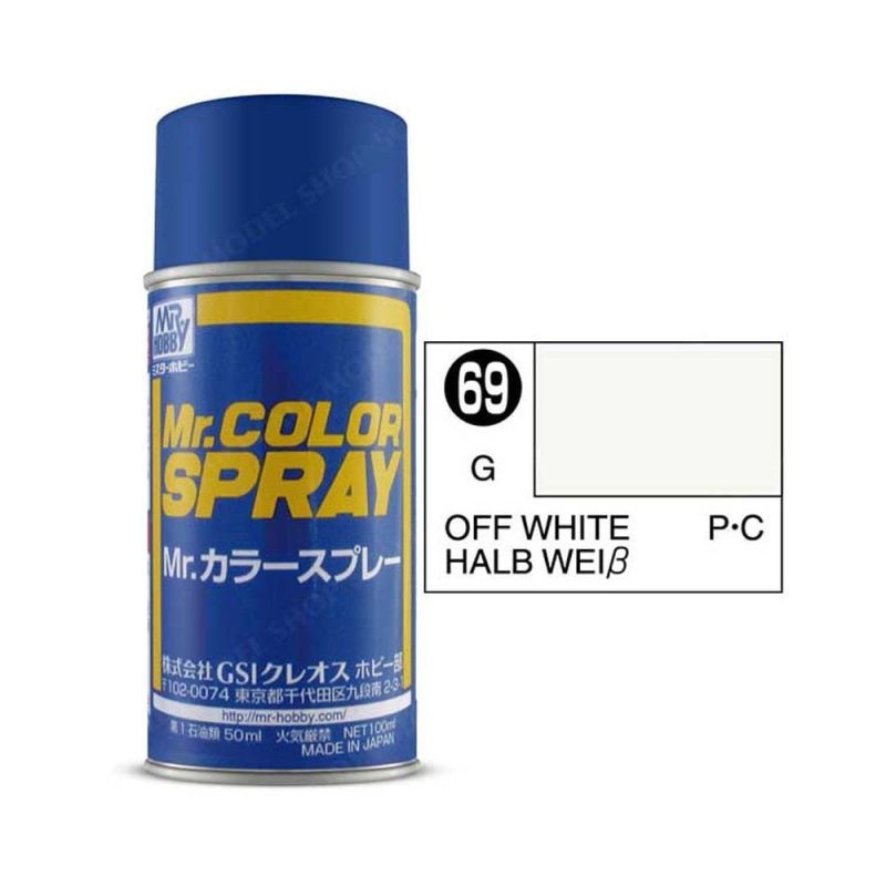 100ml Off White Mr Color Spray S-069