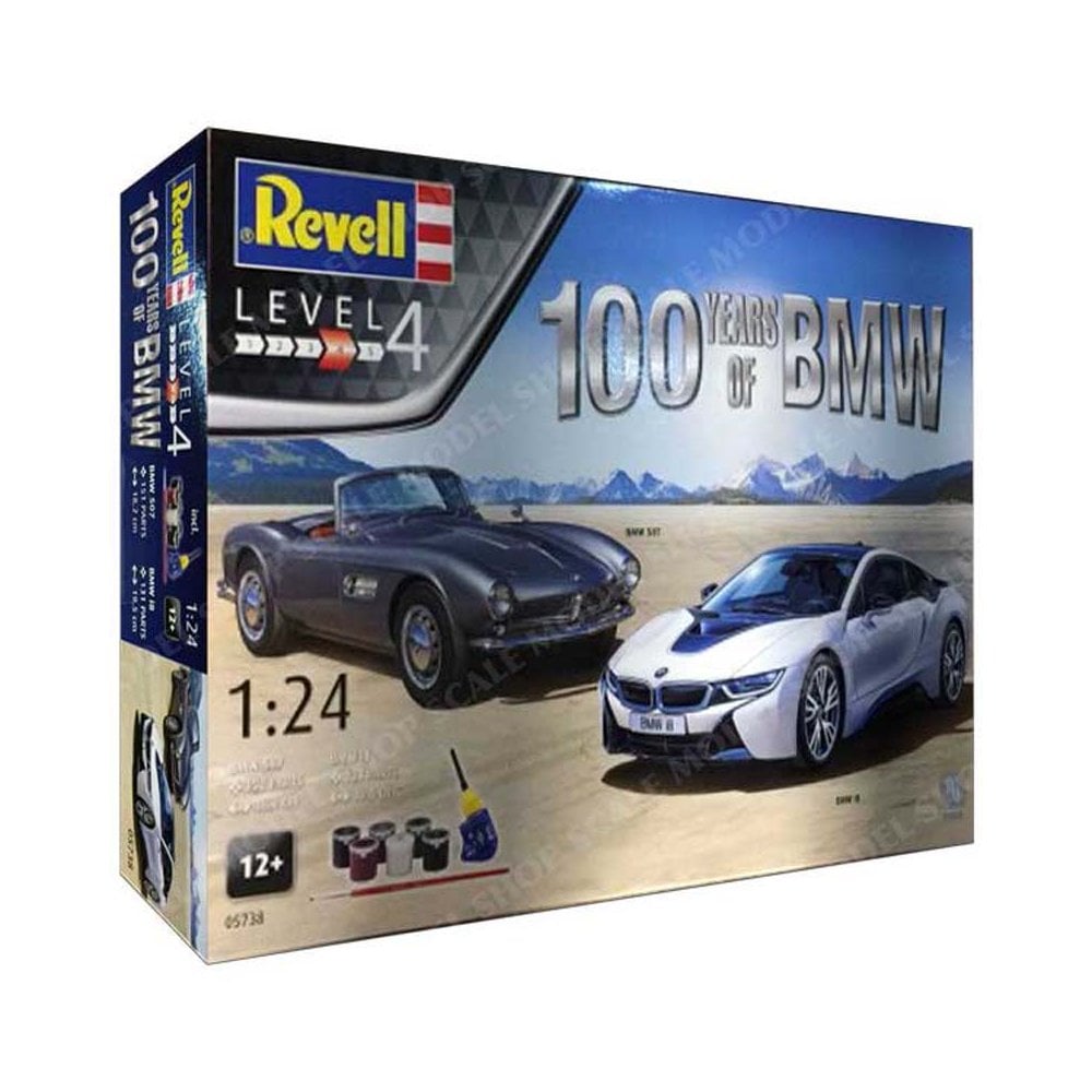 1/24 100 Years BMW (507 & i8) Revell 05738 1/24 100 Years BMW (507 & i8) Revell 05738