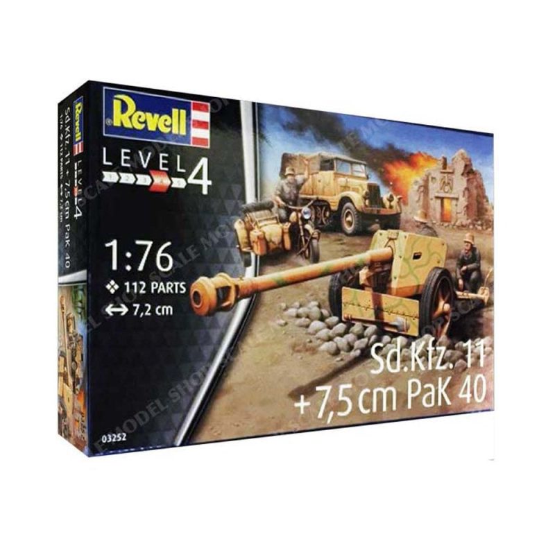 1/76 Sd.Kfz.11 7,5 cm Pak 40 Revell 03252