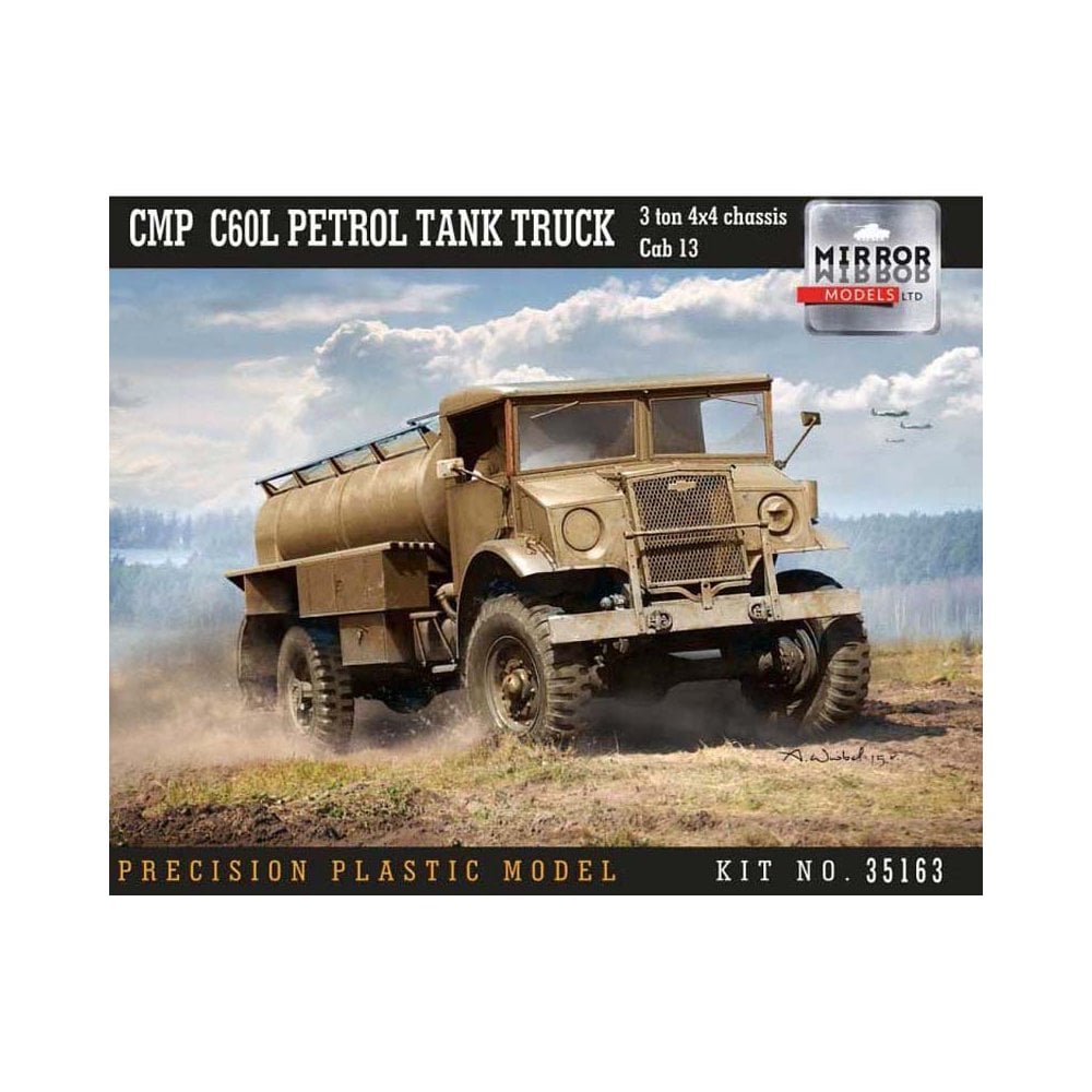 1/35 CMP C60L Petrol Tank Truck, 3 ton 4x4 Mirror Models 35163 1/35 CMP C60L Petrol Tank Truck, 3 ton 4x4 Mirror Models 35163