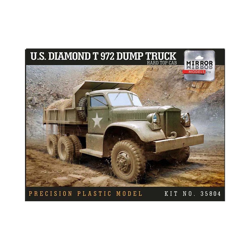 1/35 US Diamond T 972 Dump Truck (hard top cab) Mirror Models 35804 1/35 US Diamond T 972 Dump Truck (hard top cab) Mirror Models 35804