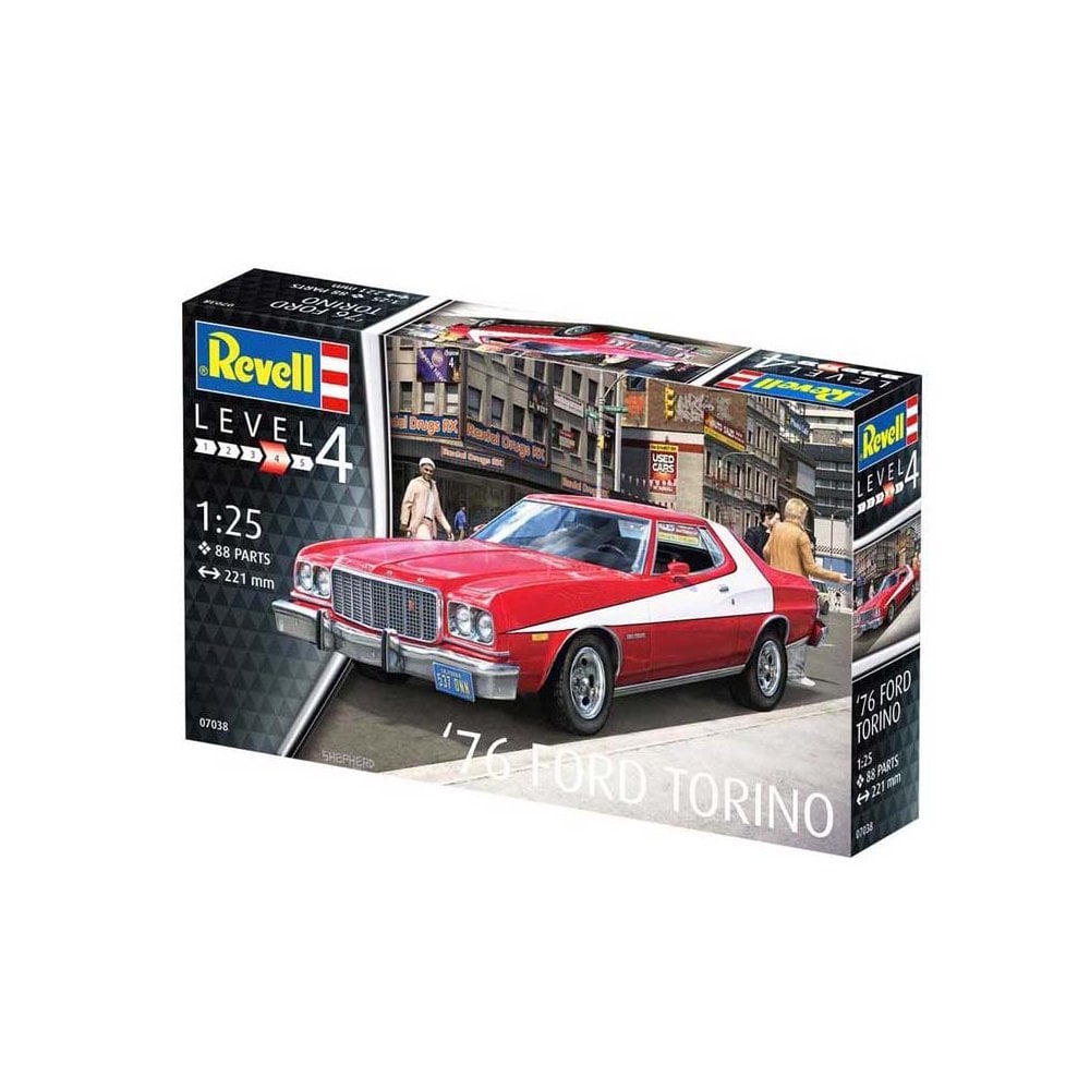 1/25 76 Ford Torino Revell 07038 1/25 76 Ford Torino Revell 07038