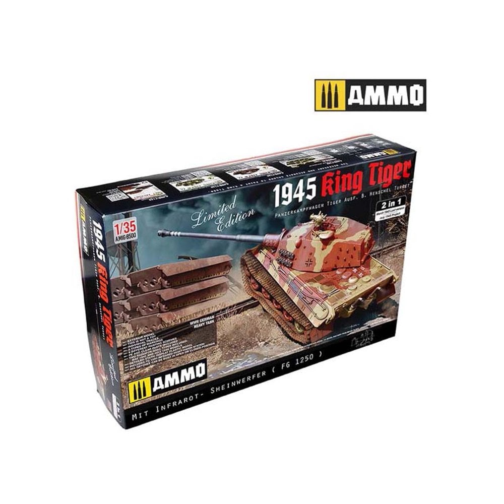 1/35 King Tiger Tiger II Ausf.B Henschel Turret Ammo A-MIG-8500 1/35 King Tiger Tiger II Ausf.B Henschel Turret Ammo A-MIG-8500