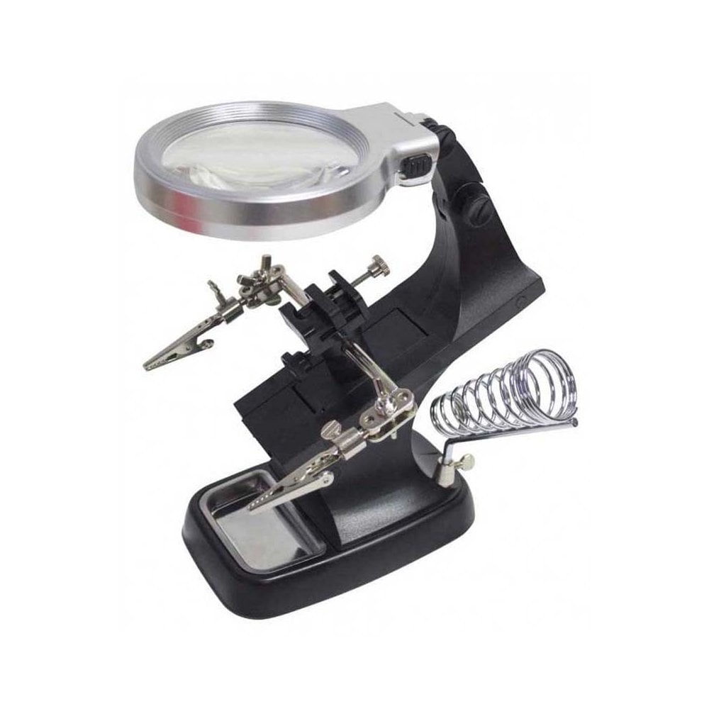 Helping Hands Magnifier with LED Light Scale Model Shop AMTS2880 Helping Hands Magnifier with LED Light Scale Model Shop AMTS2880