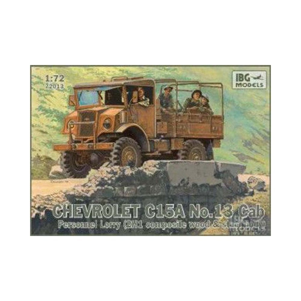 IBG Models Chevrolet C15A No.13 Cab Personnel Lorry (1/72) 72013 IBG Models Chevrolet C15A No.13 Cab Personnel Lorry (1/72) 72013