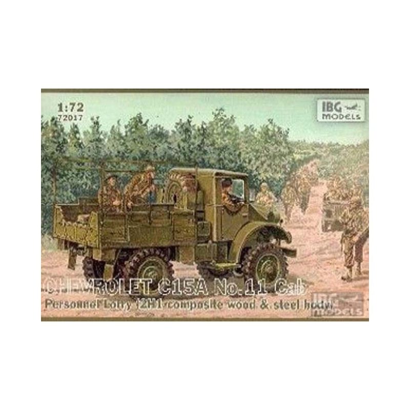 IBG Models Chevrolet C15A No.11 Cab Personnel Lorry (1/72) 72017 IBG Models Chevrolet C15A No.11 Cab Personnel Lorry (1/72) 72017