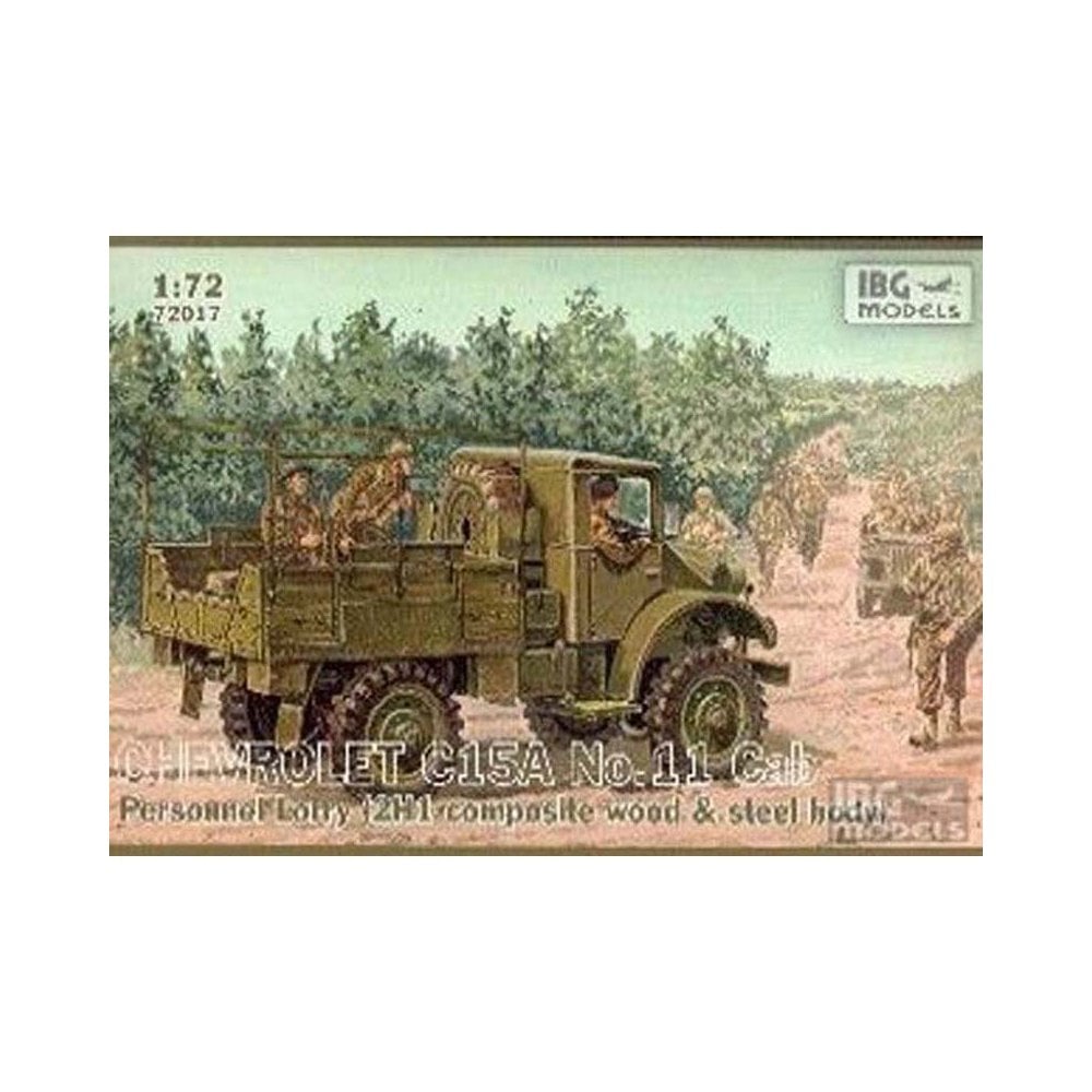 IBG Models Chevrolet C15A No.11 Cab Personnel Lorry (1/72) 72017 IBG Models Chevrolet C15A No.11 Cab Personnel Lorry (1/72) 72017