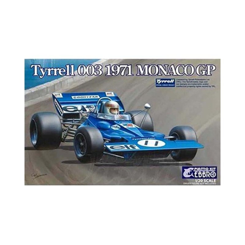 1/20 Tyrrell 003 Monaco 1971 F1 Ebbro E007 1/20 Tyrrell 003 Monaco 1971 F1 Ebbro E007