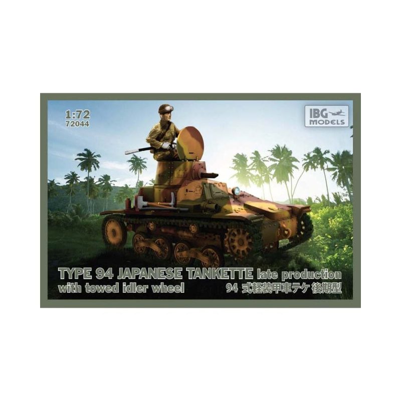 IBG Models TYPE94 Japanese Tankette, late, with towed idler wheel (1/72) 72044 IBG Models TYPE94 Japanese Tankette, late, with towed idler wheel (1/72) 72044