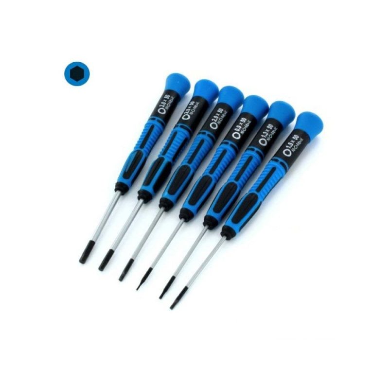 6Pce Hex Key Driver Set Modelcraft PSD1606