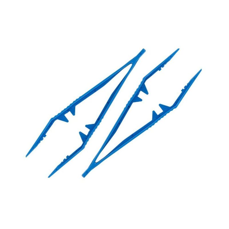 2 X Plastic Tweezers PTW1150/2 Modelcraft