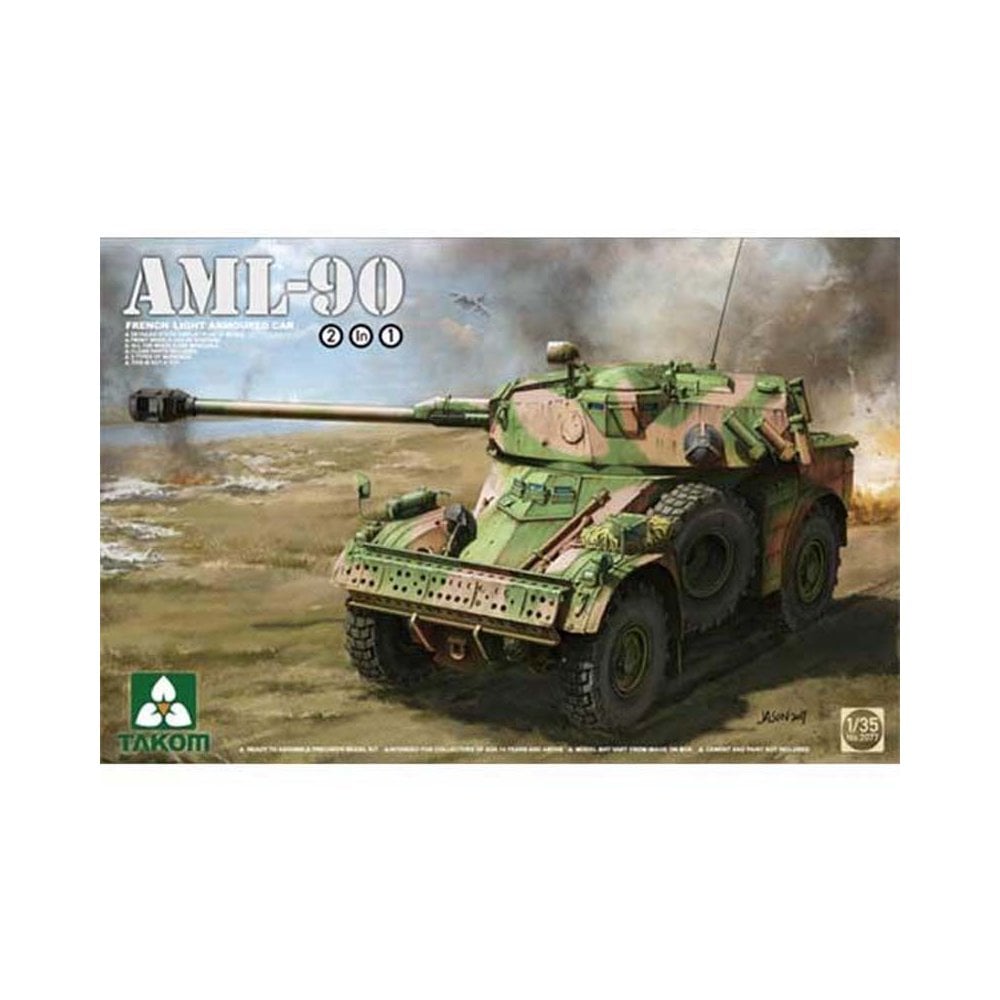 1/35 French Light Armoured Car AML-90 Takom 02077 1/35 French Light Armoured Car AML-90 Takom 02077