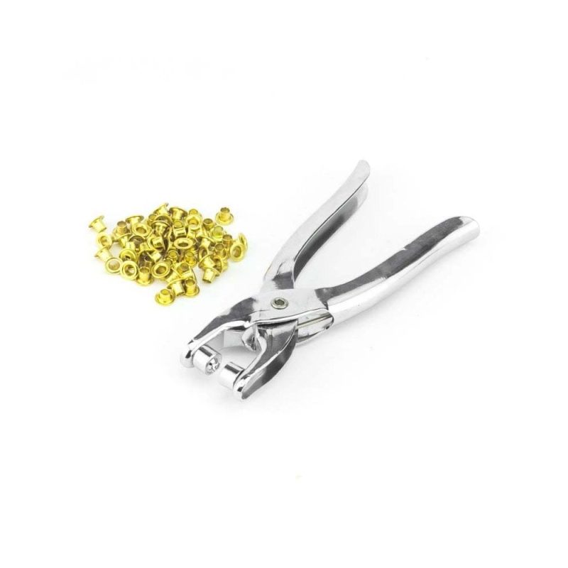 Eyelet Plier Set With 100 Eyelets Modelcraft PPU1100