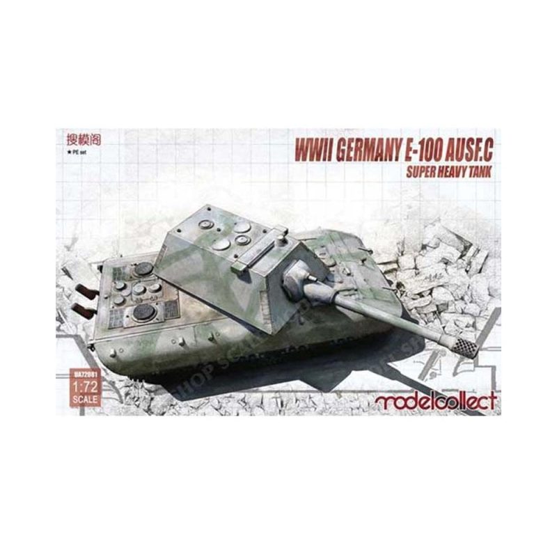 1/72 Germany WWII E-100 Heavy Tank Model Collect UA72081