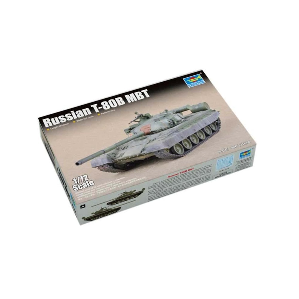1/72 Russian T-80B Main Battle Tank Trumpeter 07144 1/72 Russian T-80B Main Battle Tank Trumpeter 07144
