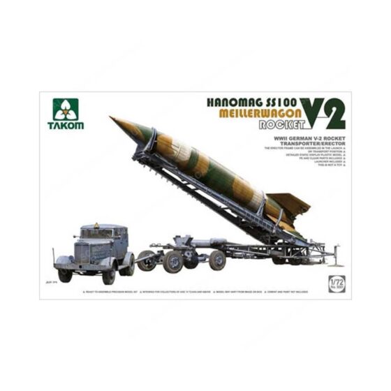 1/72 V-2 Meillerwagen + Hanomag SS100 05001 Takom 1/72 V-2 Meillerwagen + Hanomag SS100 05001 Takom
