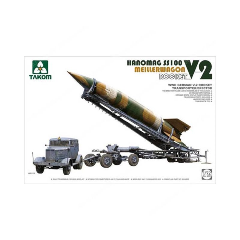 1/72 V-2 Meillerwagen + Hanomag SS100 05001 Takom