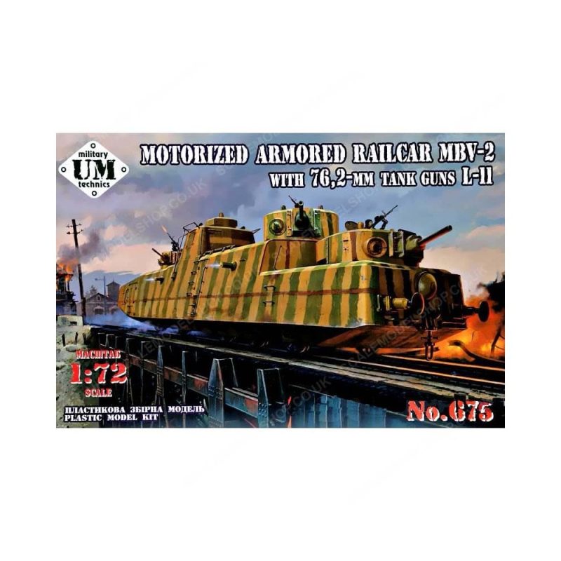 IBG Models MBV-2 Motorised Armoured (1/72) Railcar
