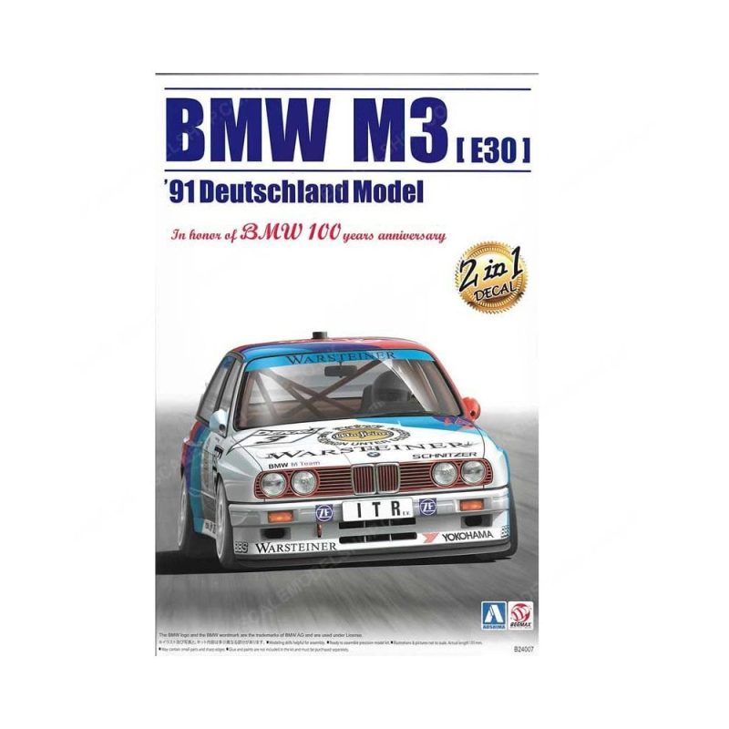 1/24 BMW M3 E30 1991 Deutschland Year Champion Beemax B24007