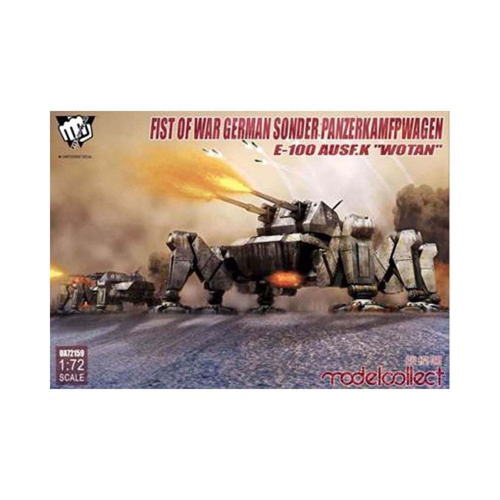 1/72 Fist of War German Sonder PanzerKamfpWagen E-100 ausf.k "Wotan" Model Collect UA72159 1/72 Fist of War German Sonder PanzerKamfpWagen E-100 ausf.k "Wotan" Model Collect UA72159