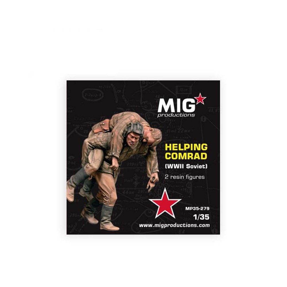 1/35 Helping Comrad (WWII Soviet) Mig Productions MP35-279 1/35 Helping Comrad (WWII Soviet) Mig Productions MP35-279