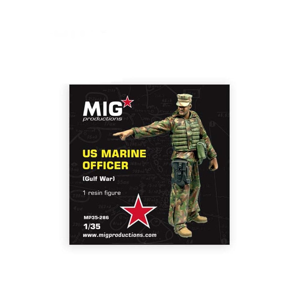 1/35 U.S. Marine Officier (Gulf War) Mig Productions MP35-286 1/35 U.S. Marine Officier (Gulf War) Mig Productions MP35-286