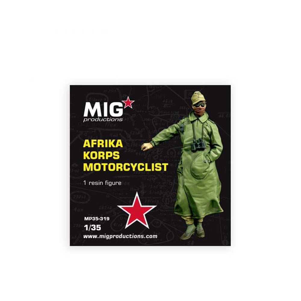 1/35 Africa Korps Motorclist Mig Productions MP35-319 1/35 Africa Korps Motorclist Mig Productions MP35-319
