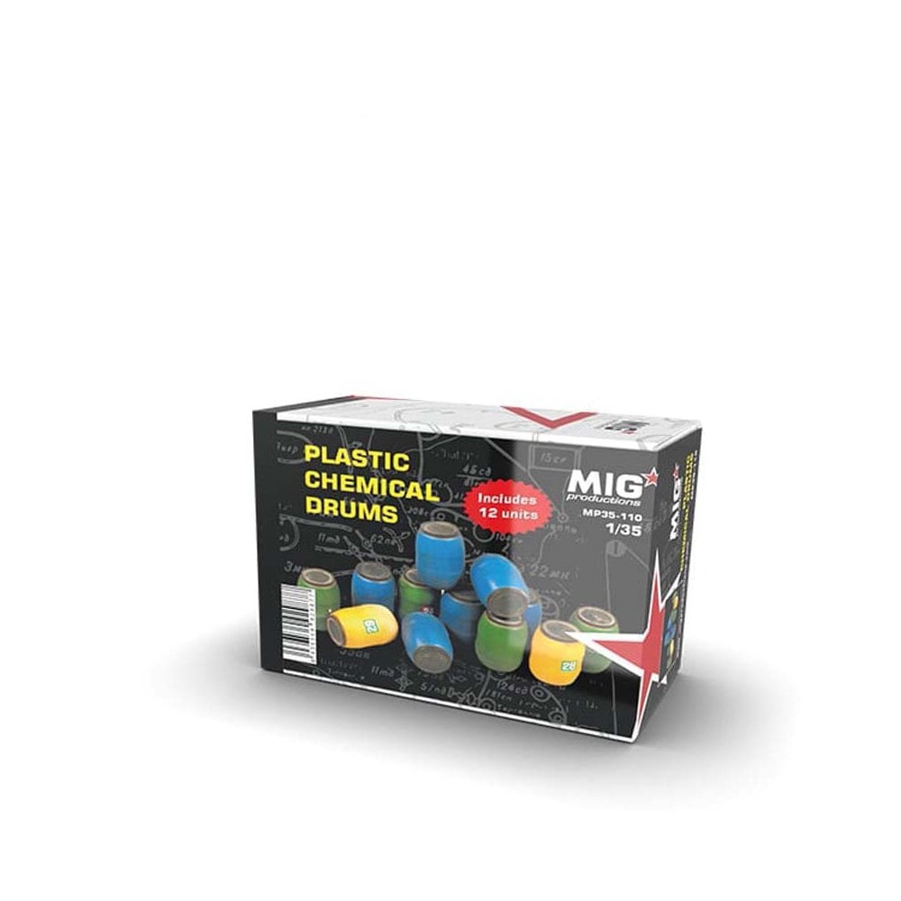1/35 Plastic Chemical Drum Mig Productions MP35-110 1/35 Plastic Chemical Drum Mig Productions MP35-110