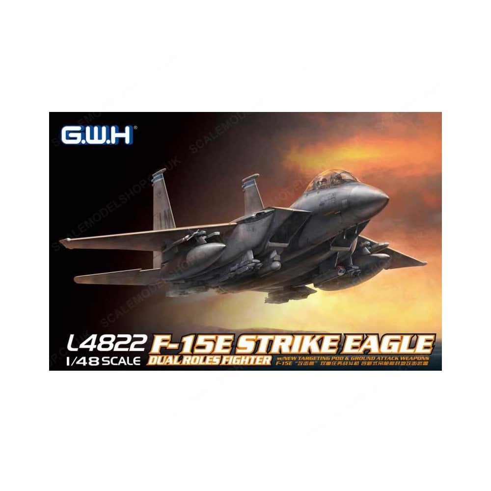 1/48 F-15E Strike Eagle Dual-Roles Fighter USAF Great Wall Hobby L4822 1/48 F-15E Strike Eagle Dual-Roles Fighter USAF Great Wall Hobby L4822