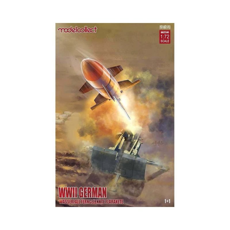 1/72 German WWII Wasserfall Ferngelenkte Flakrakete 1+1 pack Model Collect UA72141