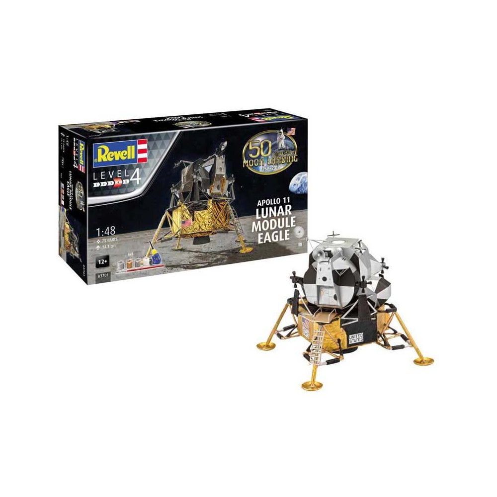 1/48 Apollo 11 Lunar Module "Eagle" Gift Set Revell 03701 1/48 Apollo 11 Lunar Module "Eagle" Gift Set Revell 03701