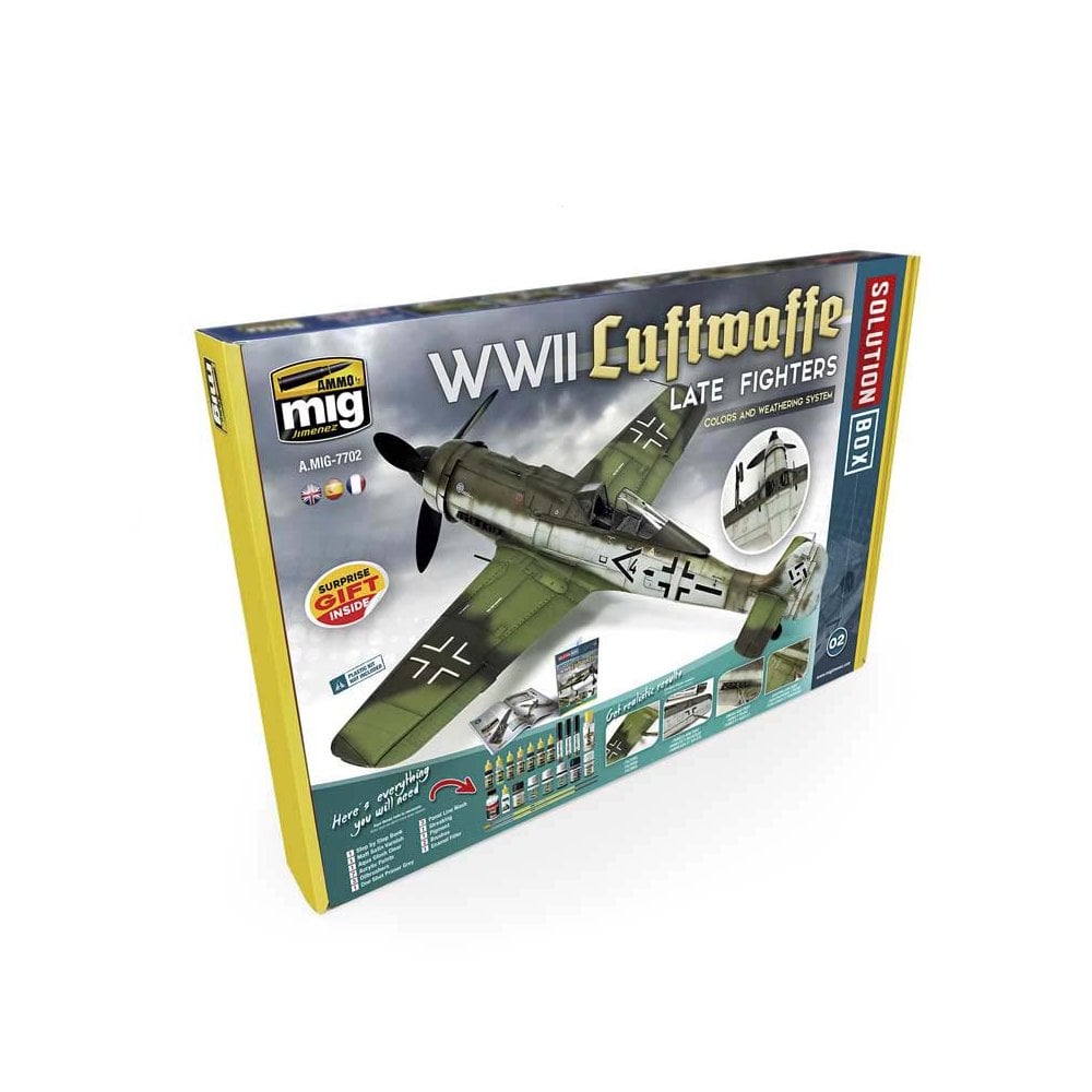 Luftwaffe Late War Solution Box Ammo A.MIG-7702 Luftwaffe Late War Solution Box Ammo A.MIG-7702