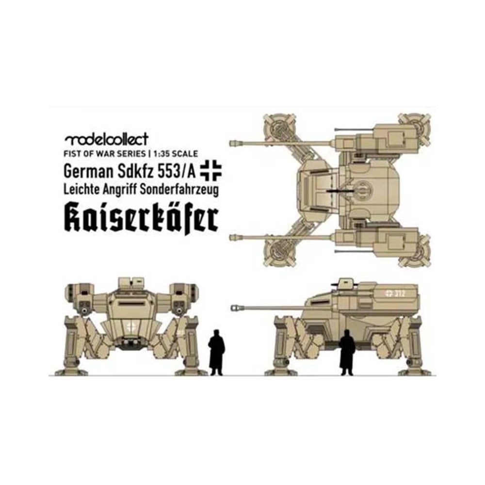 1/35 Fist Of War German WWII Sdkfz 553/A Medium Fighting Mech Model Collect UA35004 1/35 Fist Of War German WWII Sdkfz 553/A Medium Fighting Mech Model Collect UA35004