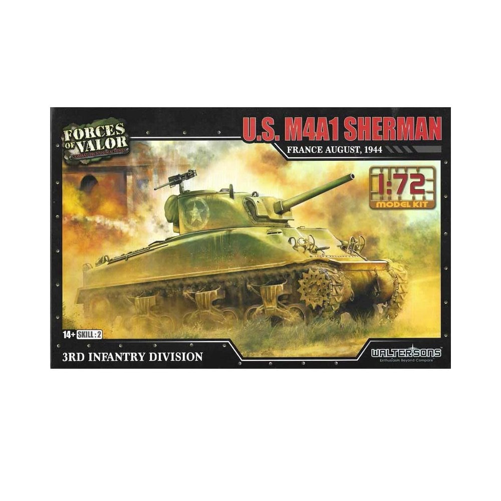 1/72 M4A1 Sherman France 1944 Forces of Valor UN873004A 1/72 M4A1 Sherman France 1944 Forces of Valor UN873004A