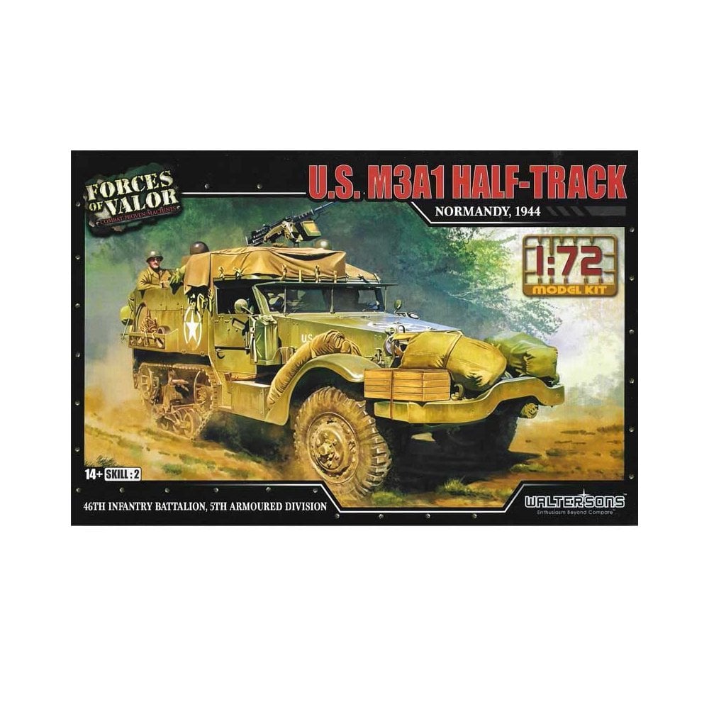 1/72 Us M3A1 Half Track Normandy 44 Forces of Valor UN873007A 1/72 Us M3A1 Half Track Normandy 44 Forces of Valor UN873007A