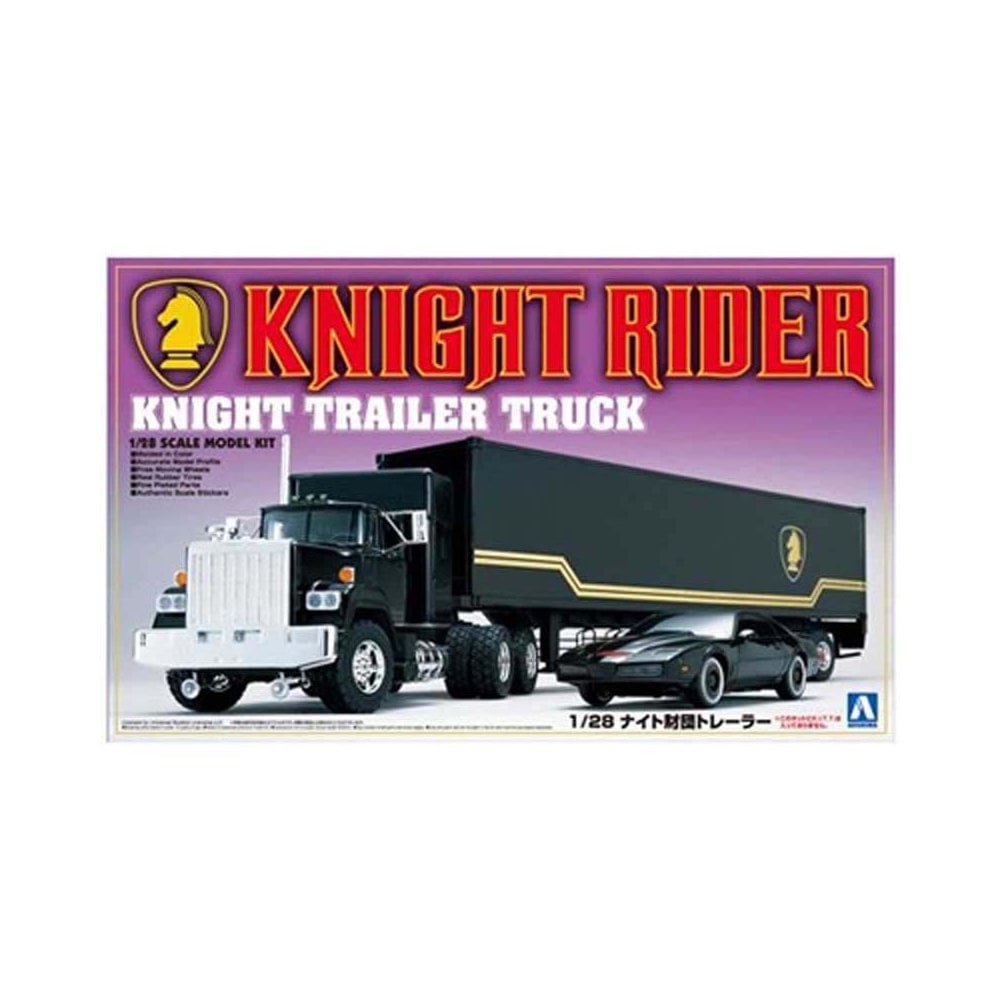 1/28 Knight Rider Trailer Truck Aoshima 03066 1/28 Knight Rider Trailer Truck Aoshima 03066