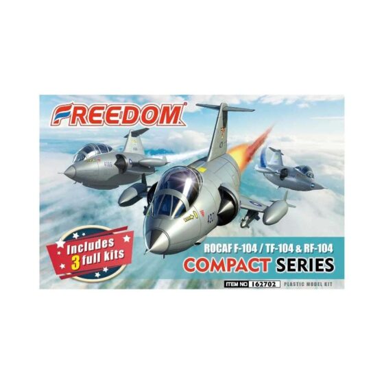 Lockheed F-104/TF-104/RF-104 (Compact Series) Freedom Models 162702 Lockheed F-104/TF-104/RF-104 (Compact Series) Freedom Models 162702