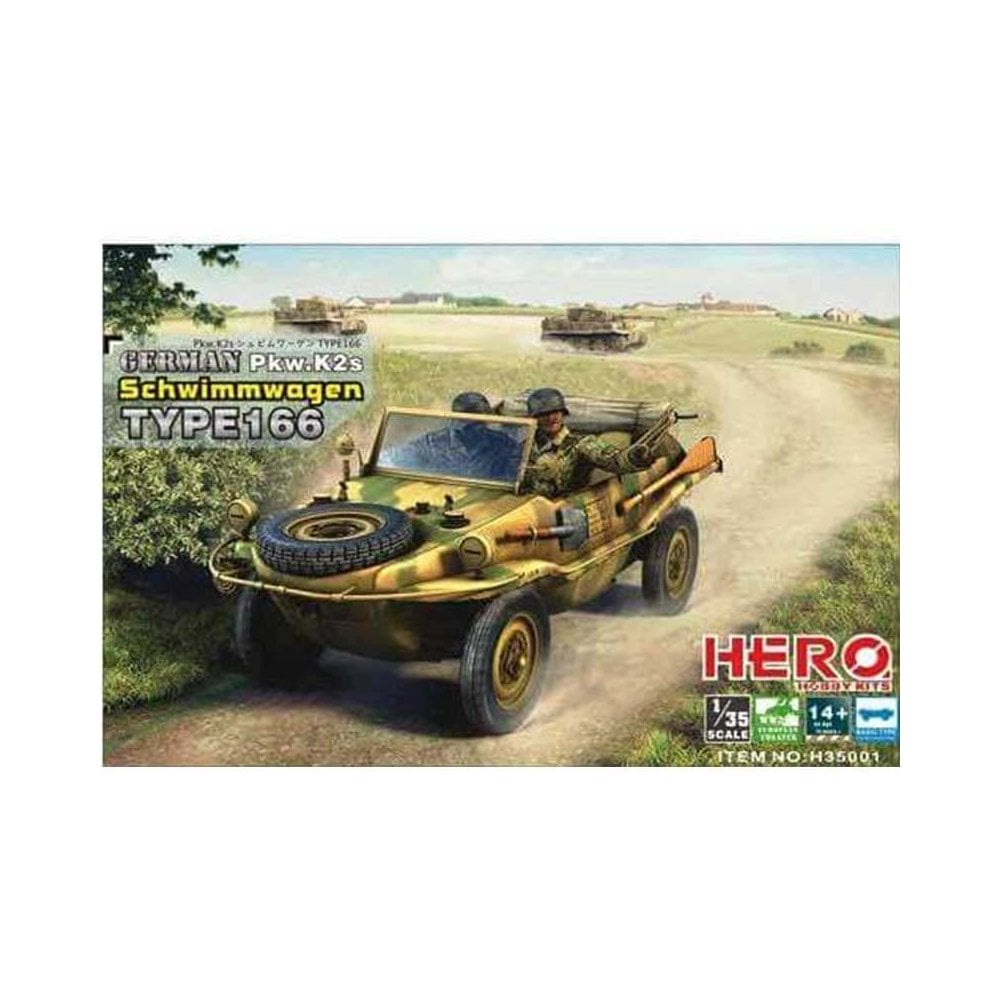 1/35 Schwimwagen TYPE166 Hero Hobby Kits H35001 1/35 Schwimwagen TYPE166 Hero Hobby Kits H35001