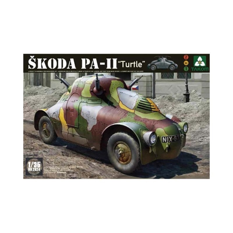 1/35 WWII Skoda PA-II Turtle 2-in-1 Takom 02024