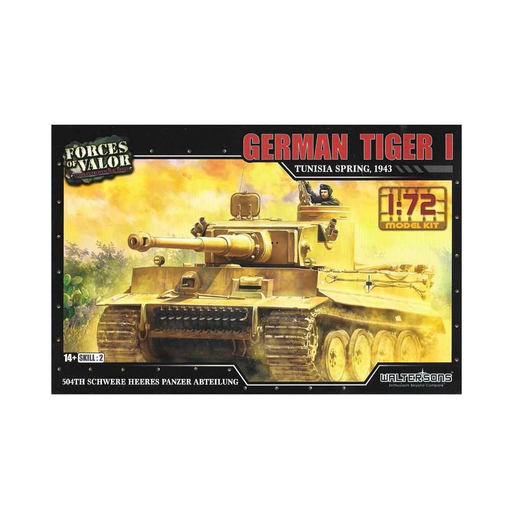 1/72 Tiger I Tunisia 1943 Forces of Valor UN873001A 1/72 Tiger I Tunisia 1943 Forces of Valor UN873001A
