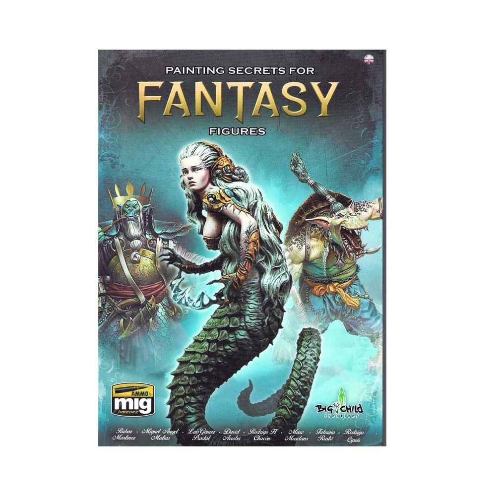How To Paint Fantasy Figures Book Ammo A.MIG-6125 How To Paint Fantasy Figures Book Ammo A.MIG-6125