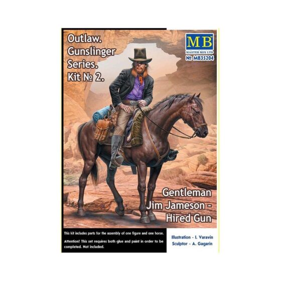 Master Box Gunslinger 2 Gentleman Jim Jameson (1/35) MB-35204 Master Box Gunslinger 2 Gentleman Jim Jameson (1/35) MB-35204