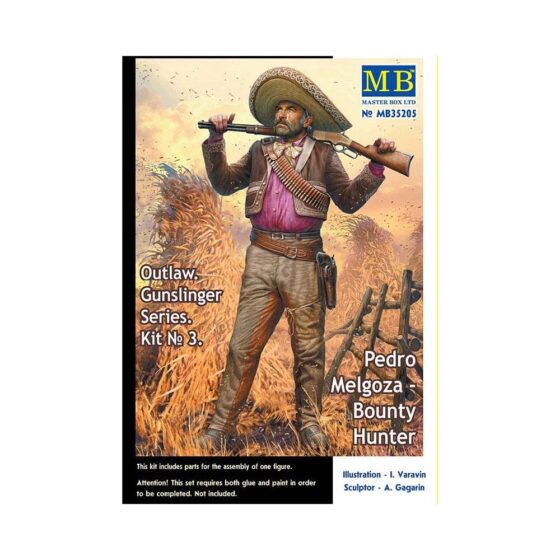 Master Box Gunslinger 3 Pedro Melgoza, Bounty Hunter (1/35) MB-35205 Master Box Gunslinger 3 Pedro Melgoza, Bounty Hunter (1/35) MB-35205