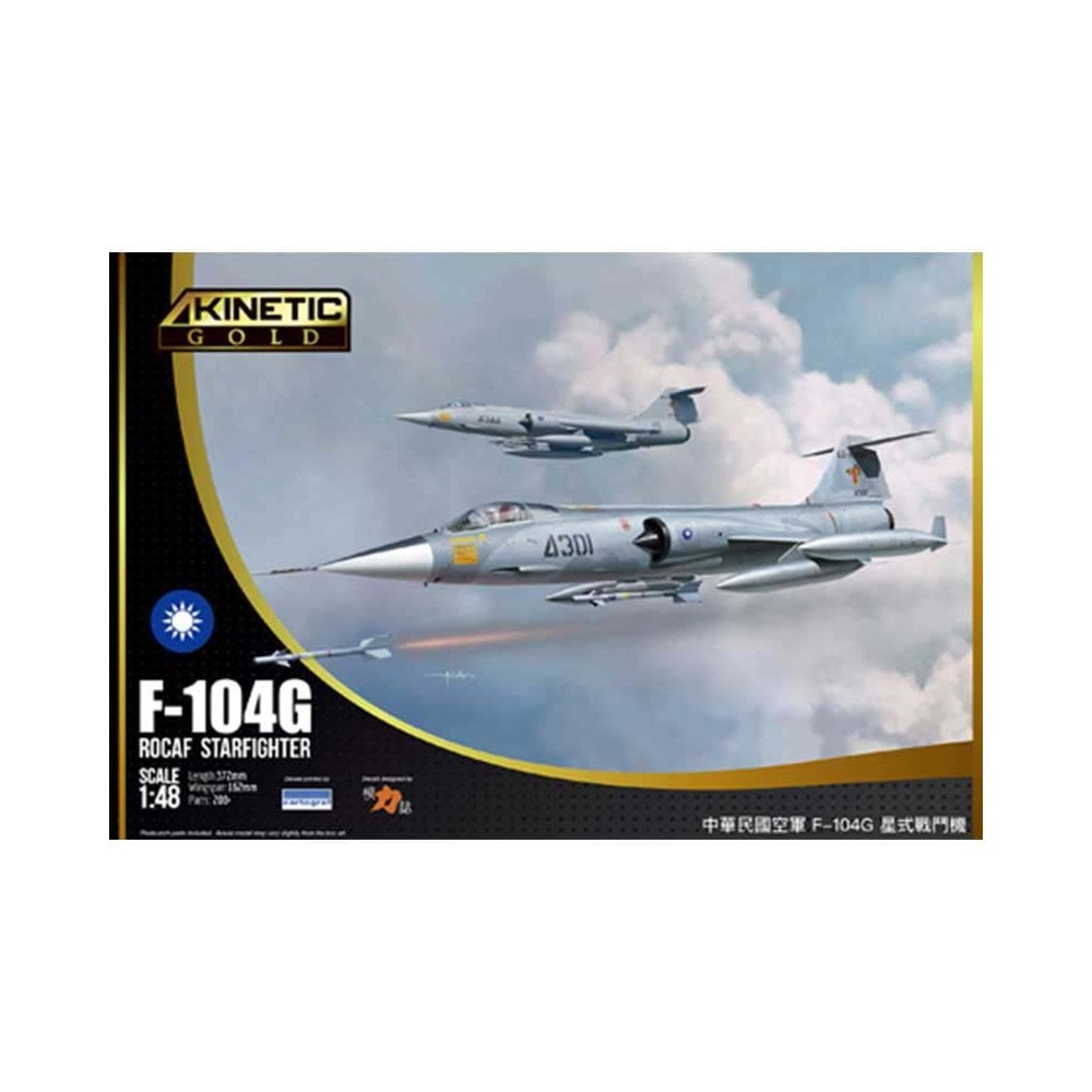 1/48 Lockheed F-104G ROCAF Kinetic 48077 1/48 Lockheed F-104G ROCAF Kinetic 48077