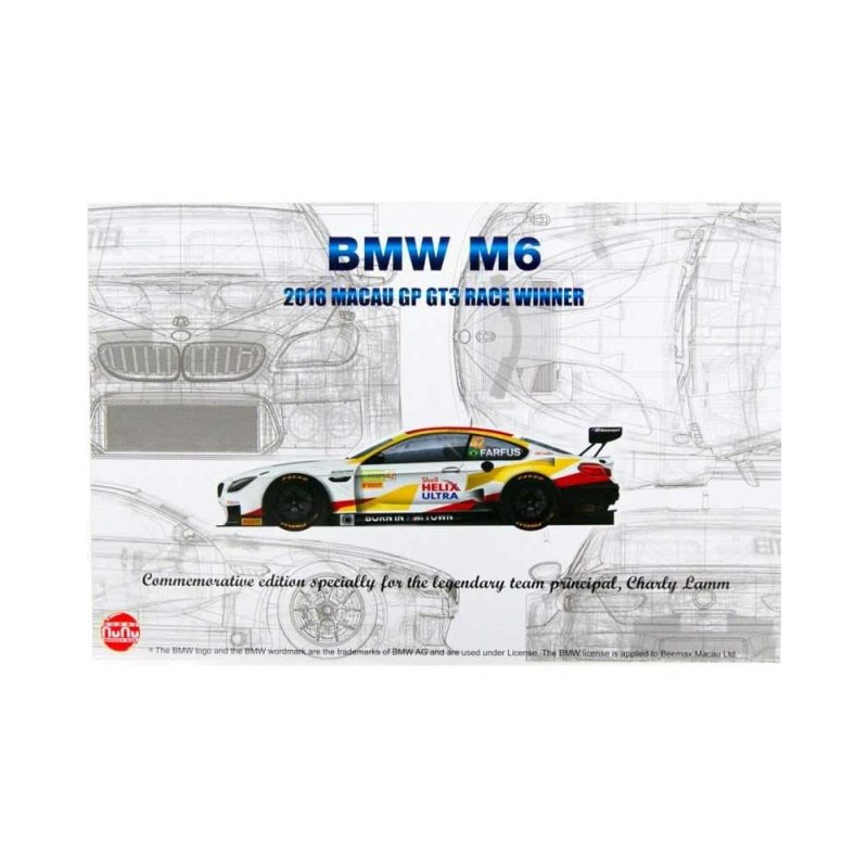 1/24 BMW M6 GT3 2018 Macau GUIA Race Winner NUNU 24008 1/24 BMW M6 GT3 2018 Macau GUIA Race Winner NUNU 24008