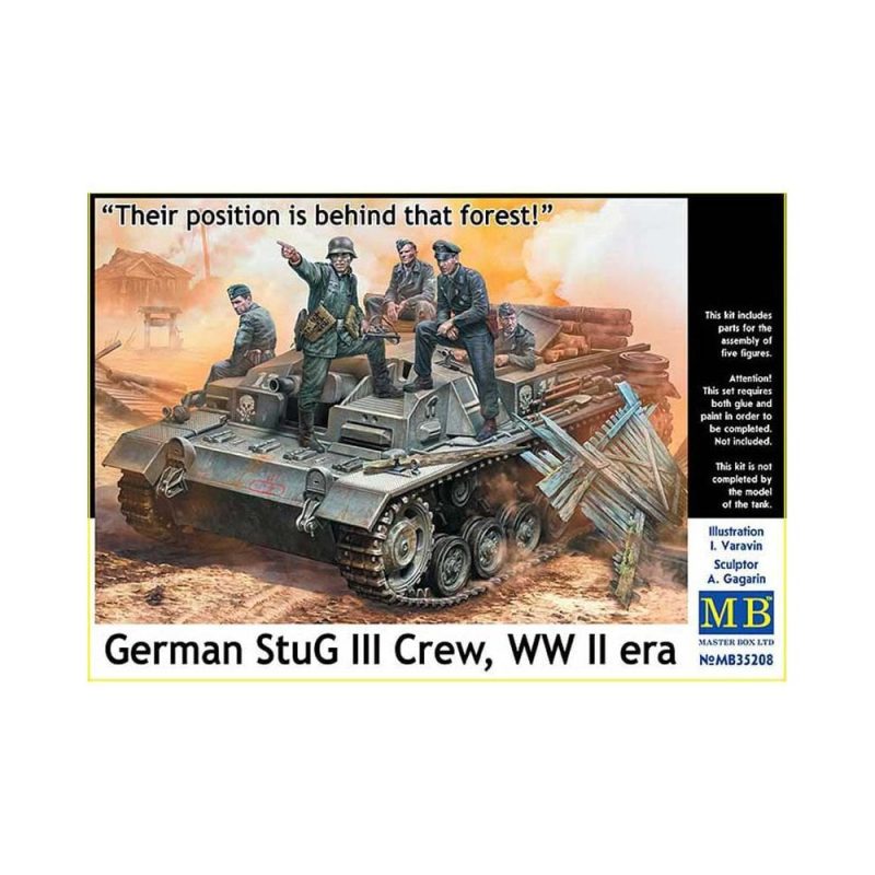 Master Box German StuG III Crew (Behind the forest!) (1/35) MB-35208