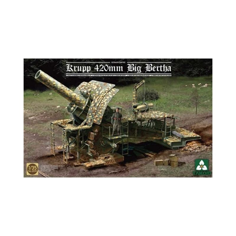 1/35 Krupp 420mm 'Big Bertha Takom 02035